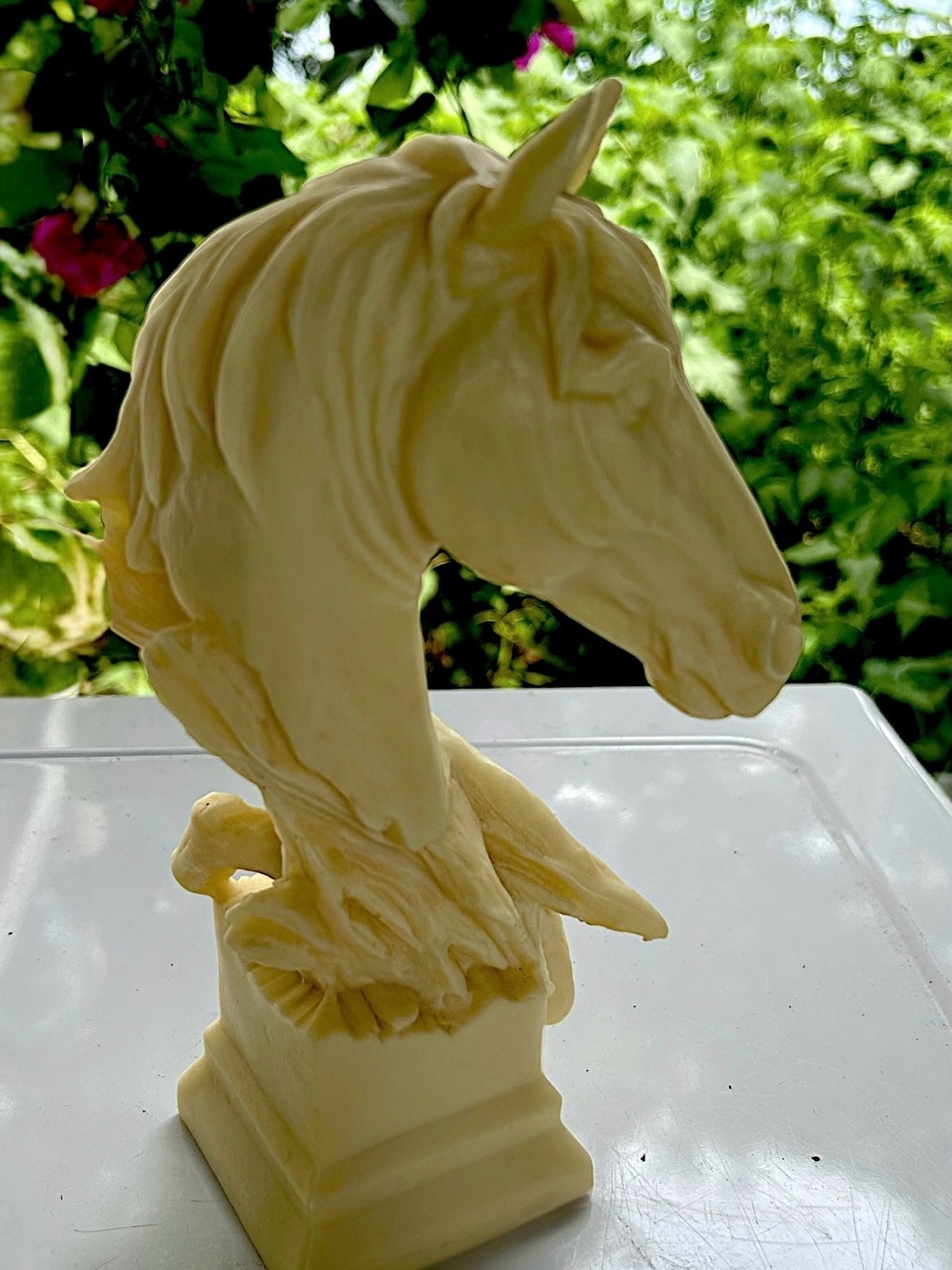 Tagua Nut hand carved horse head